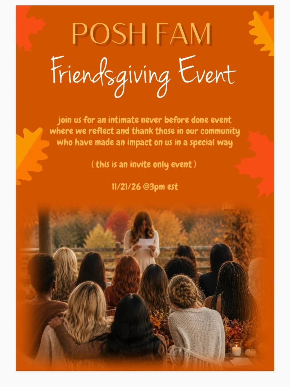 Friendsgiving Event Hosted by Creatively and Wondershopmama